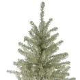 thumbnail image 4 of 6' Unlit Medium Sheer Champagne Tinsel Artificial Christmas Tree, 4 of 7