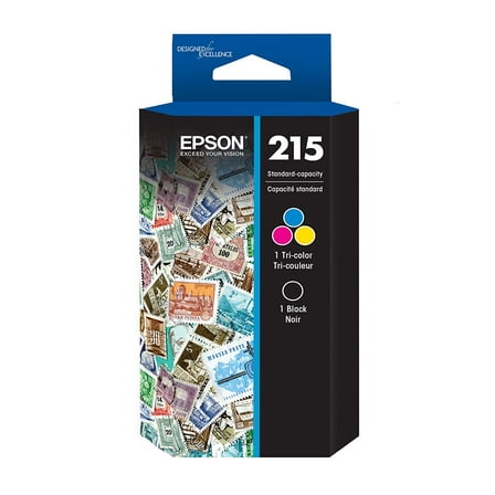 Epson® T215120bcs (215) Durabrite Ultra , Black/cyan/magenta/yellow