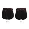 thumbnail image 3 of Daiia Sparkling Pink Night Sky Pattern Women's 2 in 1 Running Shorts - Lightweight Athletic Workout Gym Yoga Shorts Liner with Phone Pockets-Medium, 3 of 7