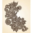 thumbnail image 2 of Hand-drawn Abstract Henna Mendie Wall Decal by Wallmonkeys Peel and Stick Graphic (36 in H x 31 in W) WM223645, 2 of 4