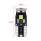 thumbnail image 3 of Luz LED de ancho para coche ENTASSER T10 3030 3SMD luz de lectura destacada luz de matrícula CANBUS W5W, 3 of 4