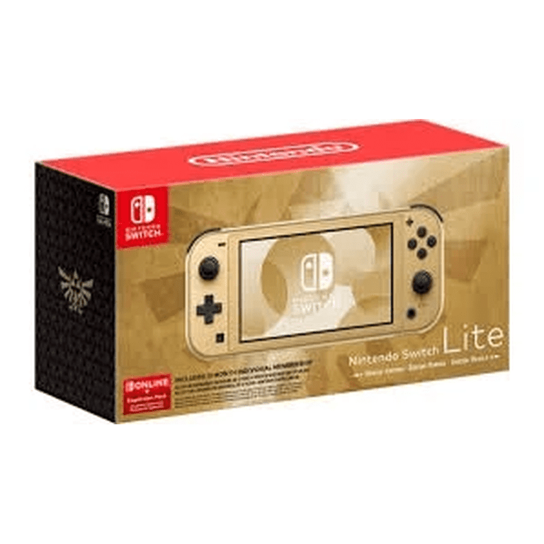Nintendo, Switch Lite Hyrule Edition, Gold, Compact Handheld