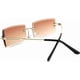 thumbnail image 3 of Vintage Rimless Sunglasses Rectangle Frameless Candy Color Glasses Women Men B2642, 3 of 4