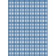 thumbnail image 1 of Ahgly Company Indoor Rectangle Patterned Light Sky Blue Novelty Area Rugs, 2' x 5', 1 of 6
