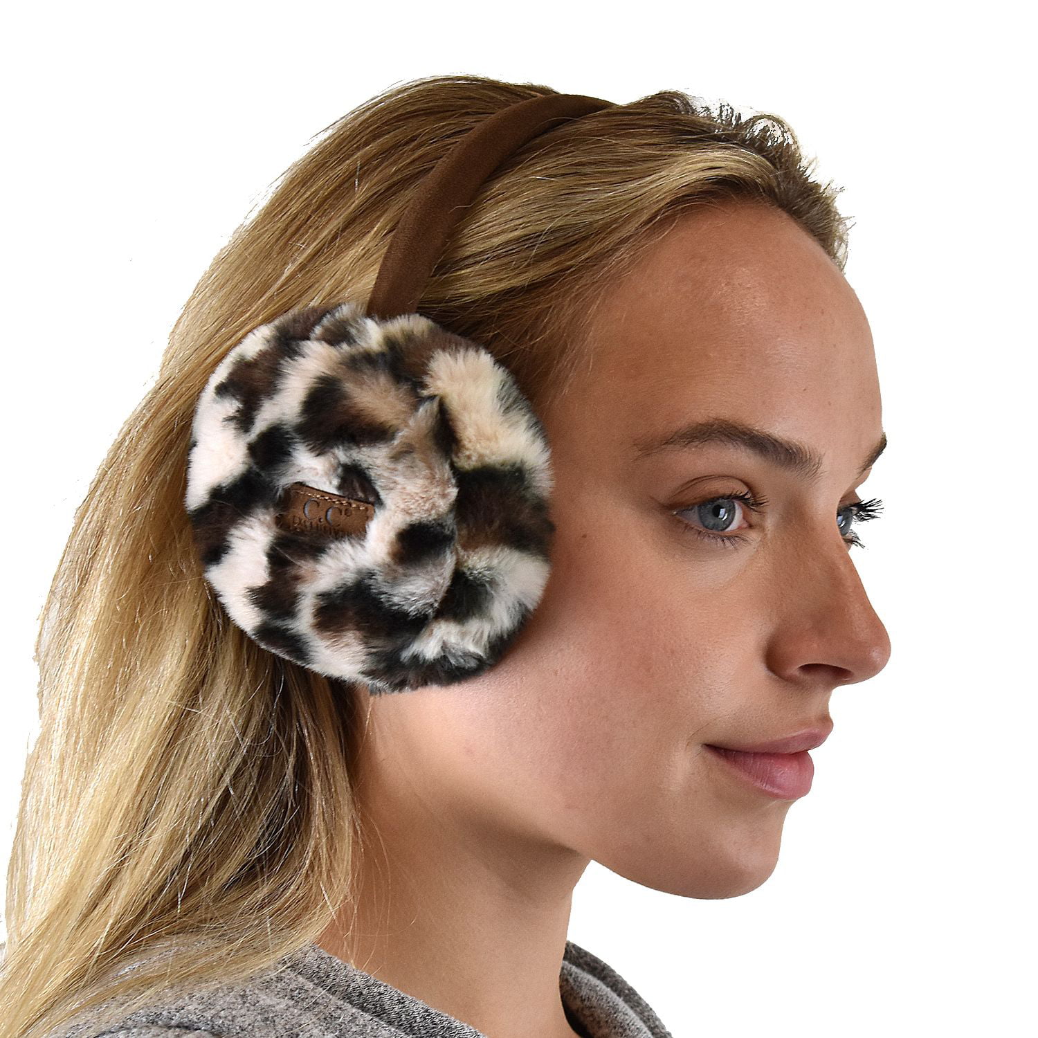 I Want A New Day Winter Earmuffs Ear Warmers Faux Fur Foldable Plush Outdoor Gift