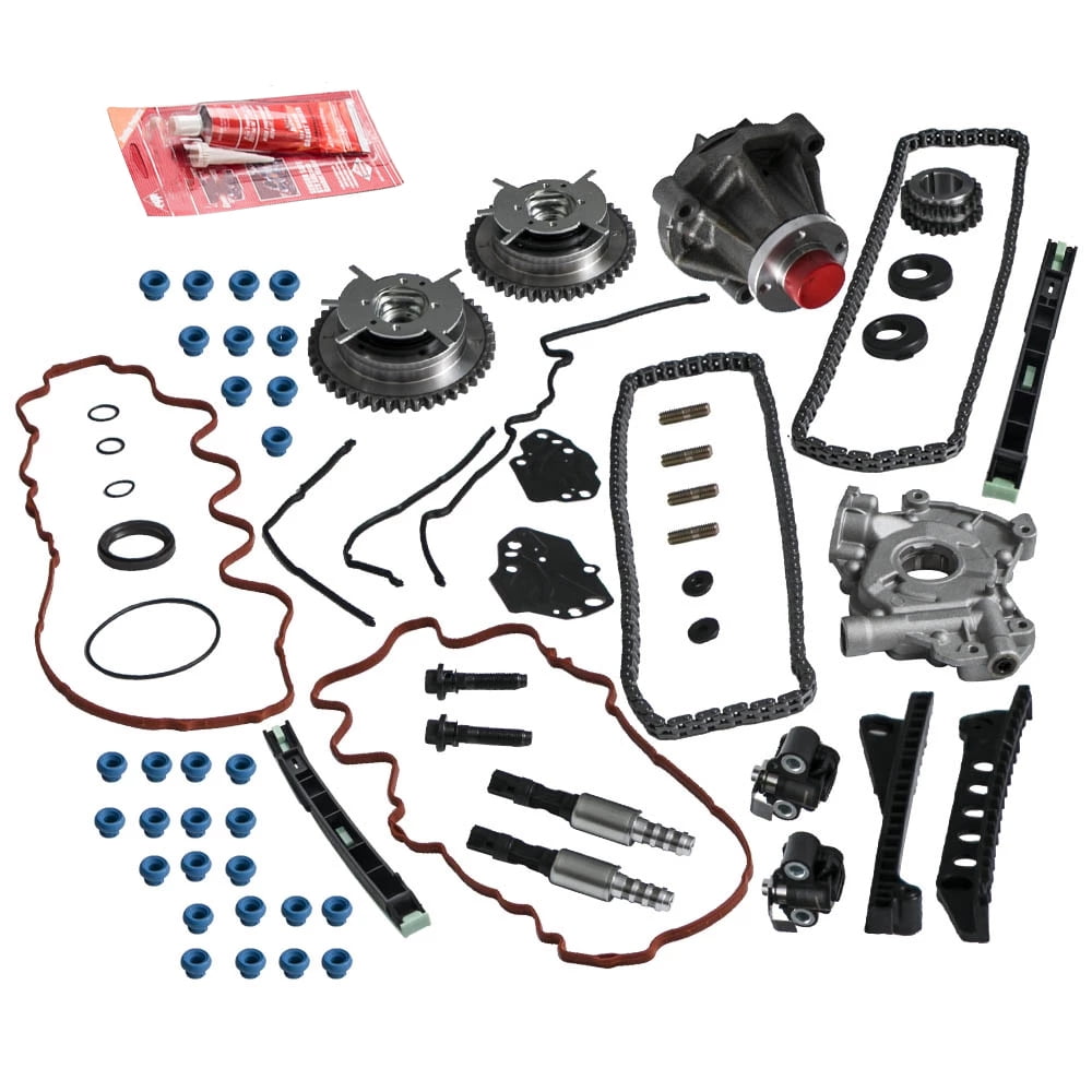 Max Motosports Timing Chain Kit OilWater Pump Cover Gasket For 2004-2008 Ford  F150 Lincoln 5.4L 3V