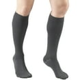 thumbnail image 1 of Truform Knee High Stockings, Closed Toe: 20 - 30 mmHg, Gray, 2X-Large, 1 of 7