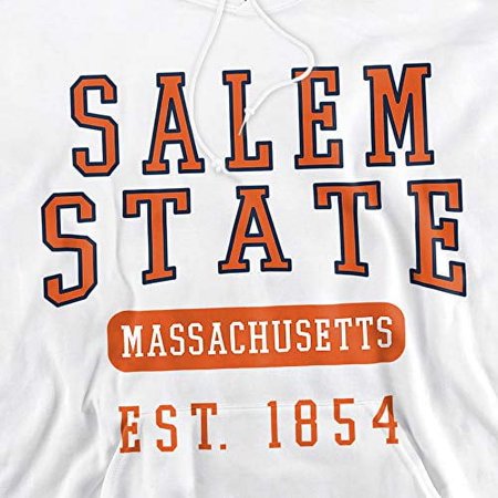 Salem State University Official Est. Date Unisex Adult Pull-Over Hoodie