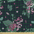 thumbnail image 2 of Tropical Sofa Upholstery Fabric by the Yard, Continuous Jungle at Night Floral Monstera Leaf, Decorative Fabric for DIY and Home Accents, Charcoal Grey Multicolor by Ambesonne, 2 of 5
