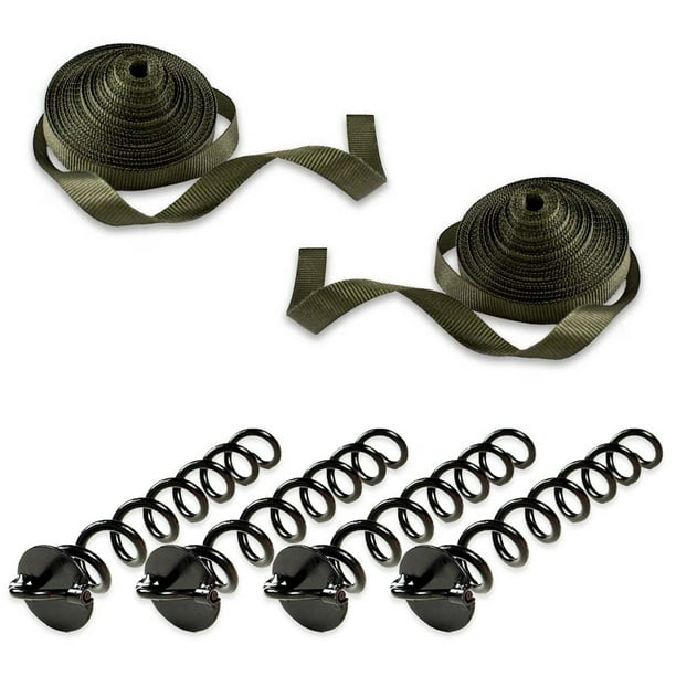 Tree Anchor Kit Includes 4 Ground Anchors and 2 Tree Staking and