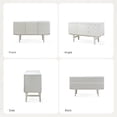 thumbnail image 6 of Tina's Home 3-Door Sideboard Storage Cabinet – Mid Century Modern Buffet Cabinet with Adjustable Shelves for Dining Room, Living Room & Entryway, 6 of 9