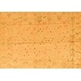thumbnail image 1 of Ahgly Company Indoor Rectangle Abstract Orange Modern Area Rugs, 3' x 5', 1 of 4