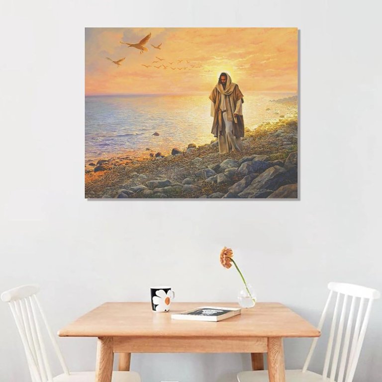 Jesus Walked The Earth by Greg Olsen Painter Wall Art Poster