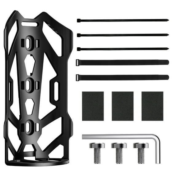 Multipurpose Bicycles Bottle Cage Outdoor Front Fork Mount Bicycles Front Fork Cage Water Bottle Cage Bike Cargo Cage