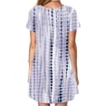thumbnail image 3 of QIPOPIQ Robes pour Femmes avec Poches Manches Courtes Robes Décontractées T-Shirt Robe d'Été Robe Tunique Ample pour Offres 2023, 3 of 5