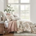 thumbnail image 4 of Levtex Home - Selesta Blush Quilt Set - Full/Queen Quilt and Two Standard Shams - Floral - Blush Taupe Grey - Quilt (88x92in.) and Shams (20x26in.) - Reversible - Cotton, 4 of 7