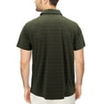 thumbnail image 2 of Men's Lightweight Elastic Nylon Blend Short Sleeve Embroidered Logo Polo Shirt (KC 1207 Bahama, 2XL), 2 of 3