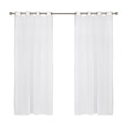 thumbnail image 2 of Commonwealth Outdoor Decor Escape 84" Grommet Curtain Panel in White, 2 of 2