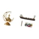 thumbnail image 5 of Quemador de incienso árabe,Quemador de incienso árabe de Oriente Medio,Porta incienso,Figura de escritorio con quemador de incienso de barco con calavera,Estatua de barco con calavera para, 5 of 8