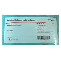 Cardinal Health Protective Underpad Premium Absorbency Extra-Large (31" X 36") 40 per Case