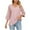 Pink, variant on gakvbuo Summer Tops For Women'S Lace 3/4 Sleeve Dressy Blouses V Neck Tunic Tops