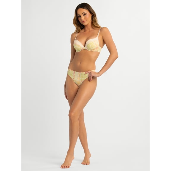 Jessica Simpson Women's Micro Thong, 2-Pack, Size S-XXXL