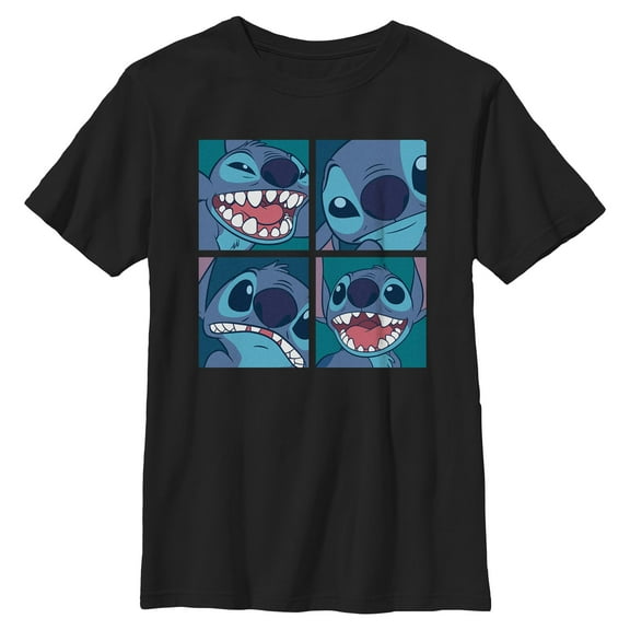 Boys Lilo & Stitch Cute Portraits T Shirt