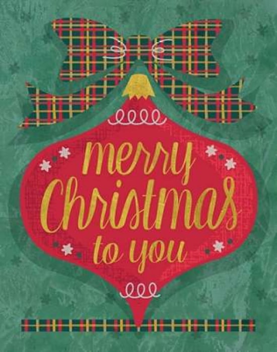 Deck The Ornaments II Canvas Art - A Fresh Bunch(22X28)