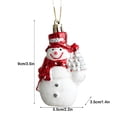 thumbnail image 3 of 2PCS Christmas Hanging Ornaments for Xmas Tree, Shatterproof Christmas Decorations Ice Creams Snowman House Pentagrams Gift Box Ornaments Christmas Tree Decor, 3 of 6