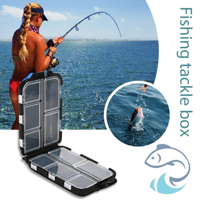 HI-US HI-US Fishing Lure Boxes Bait Storage Case Fishing Tackle Hook Trays  Organizers 