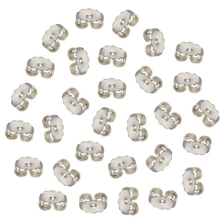 earring backs replacements 4mm stoppers butterfly sterling pair earrings pieces total silver dialog displays option button additional opens zoom