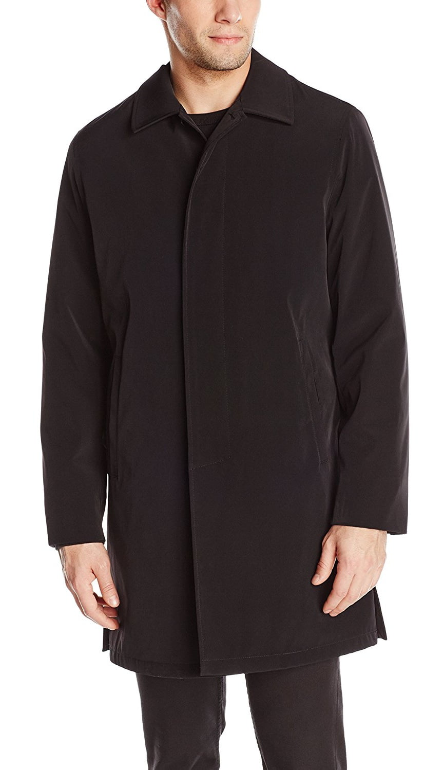 Calvin Klein Men's Park Raincoat with Removable Liner - Black - 36R ...