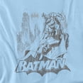 thumbnail image 2 of Batman Bat Sketch Women's T Shirt, Light Blue, X-Large, 2 of 6