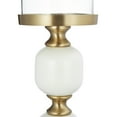 thumbnail image 4 of A&B Home Marble & Metal Pebble Pillar Holder - 5.1" x 5.1" x 11" - Gold/White, 4 of 5
