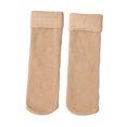 thumbnail image 1 of CSChome Mid-calf Socks Unisex Thermal Mid-Tube Socks - Thick Soft Plush Solid Color Elastic Non-Slip Knitted, 1 of 7