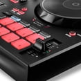 thumbnail image 4 of Hercules DJControl Inpulse 300 MK2 ? USB DJ controller ? 2 decks with 16 pads and built-in sound card ? DJ software and tutorials included, 4 of 7