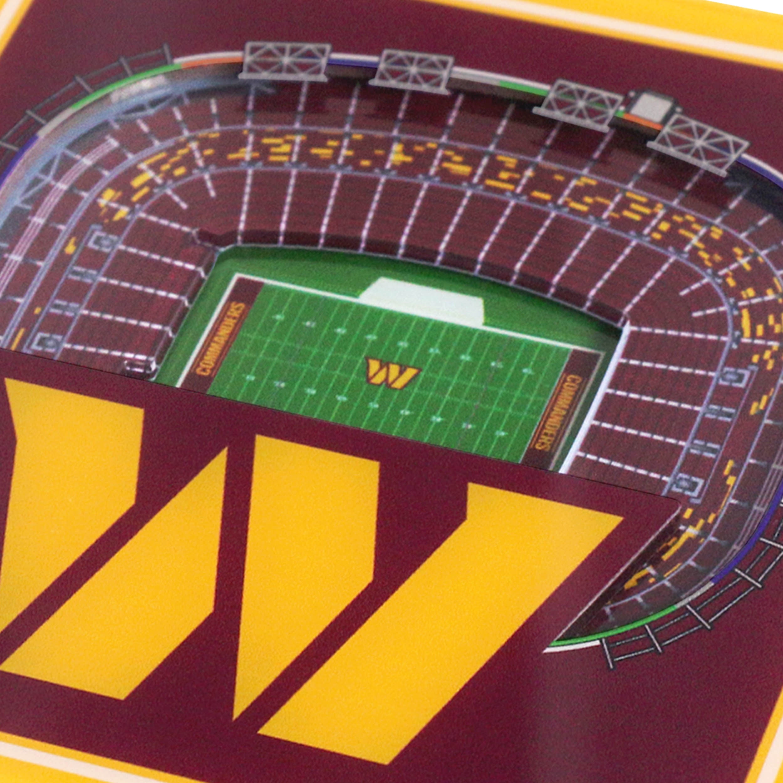 YouTheFan NFL Washington Commanders Stadiumview Cribbage