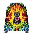 thumbnail image 6 of Yertdoel Hoodies for Women Fashion Printed Fleece Lined Drawstring Pullover Hooded Sweatshirt Outdoor Casual Warm Cozy Hoodie Top with Pocket, 6 of 8