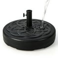 thumbnail image 3 of Costway Base de Sombrilla Redonda de 56 cm, Soporte de Sombrilla para Patio Rellenable con Agua y Arena, Apta para Postes de Sombrilla de 38 mm y 48 mm, Base para Sombrillas de Mesa de Patio, Negro, 3 of 3
