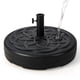 thumbnail image 3 of Costway Base de Sombrilla Redonda de 56 cm, Soporte de Sombrilla para Patio Rellenable con Agua y Arena, Apta para Postes de Sombrilla de 38 mm y 48 mm, Base para Sombrillas de Mesa de Patio, Negro, 3 of 3