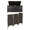 thumbnail image 1 of Suncast Backyard Patio Screen Gate w/ Backyard Patio Wicker Resin Storage Box, 1 of 11
