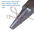 thumbnail image 3 of Alicates para bucles de alambre ANGGREK 6 pulgadas multifuncionales punta cuadrada doble, 3 of 7