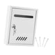 thumbnail image 4 of Buzón de pared con cerradura y 2 llaves, de hierro, para el hogar. Blanco, 4 of 9