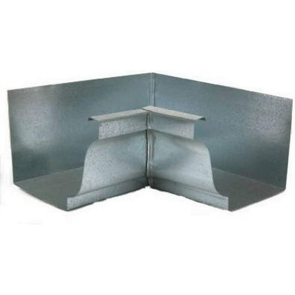 AMERIMAX HOME PRODUCTS 15201 4-Inch Mill Finish Galvanized Inside Mitre