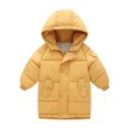 thumbnail image 2 of Kids Winter Coat,Baby Girls Puffer Coat Mid-length Jackets Zipper Windproof Jacket Outwear For Kids Baby Kids Puffer Jacket Baby Winter Clothes, 2 of 4