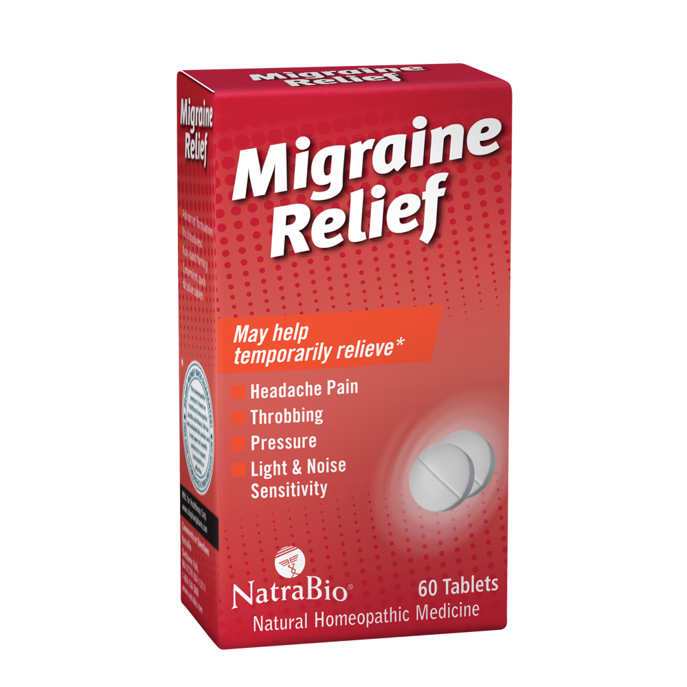 NatraBio Migraine Relief May Help Temporarily Relieve Headache Pain
