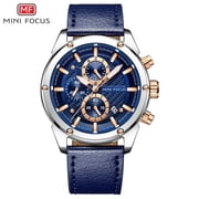 Sport Watch Men Waterproof Leather Strap Chronograph Mens Wristwatch Quartz Wrist Watches Men Luxury Male Watch