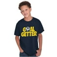 thumbnail image 5 of Athletic Soccer Fan Goal Getter Pun Crewneck T Shirts Boy Girl Teen Brisco Brands XS, 5 of 6