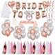 thumbnail image 1 of Kit de globos Bride To Be, 50 unidades, con globos de lámina de látex con confeti, 1 of 4
