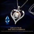 thumbnail image 3 of Collar con colgante en forma de corazón SIGALIT Moissanite S925 Silver, 3 of 9